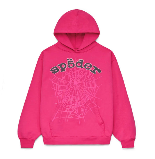 SP5DER V2 HOODIE (PINK)