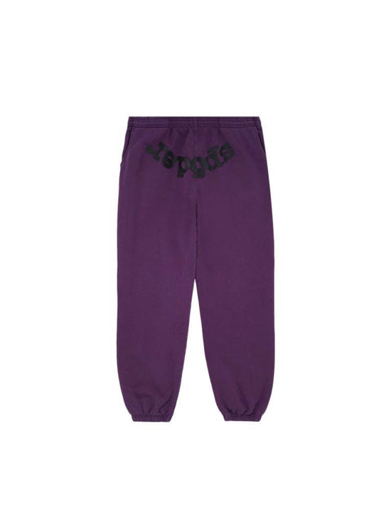 SP5DER GRAPE SWEATPANTS