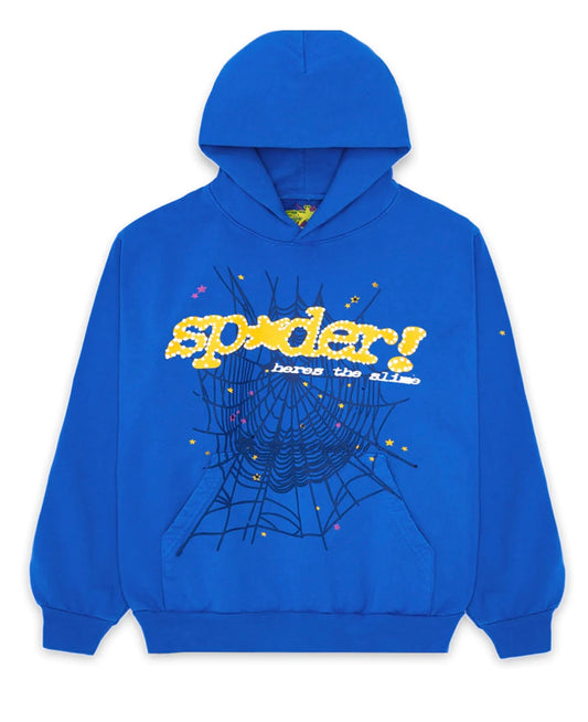 SP5DER TC BLUE HOODIE