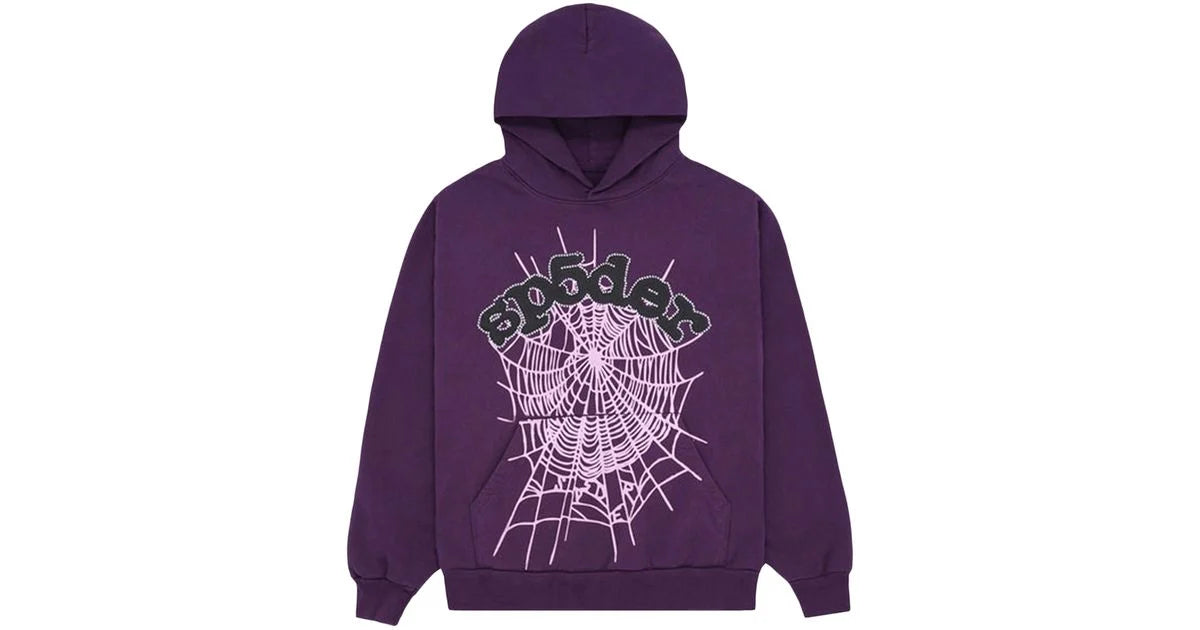 SP5DER GRAPE RHINESTONE HOODIE